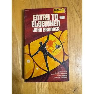 Entry to Elsewhen John Brunner DAW Books Sci Fi Vintage Paperback 1972